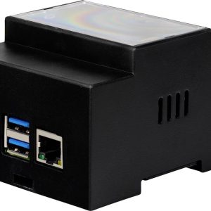 Uchwyt szyny DIN Joy-it Raspberry Pi® 4 tworzywo sztuczne czarny Uchwyt szyny DIN Joy-it Raspberry Pi® 4 tworzywo sztuczne czarny