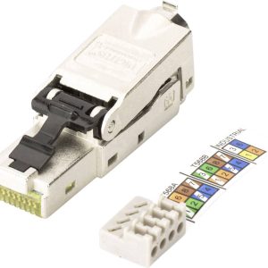 złącze męskie RJ45 Digitus DN-93631 DN-93631, CAT 6a, brak specyfikacji sieciowej, 1 szt. złącze męskie RJ45 Digitus DN-93631 DN-93631, CAT 6a, brak specyfikacji sieciowej, 1 szt.