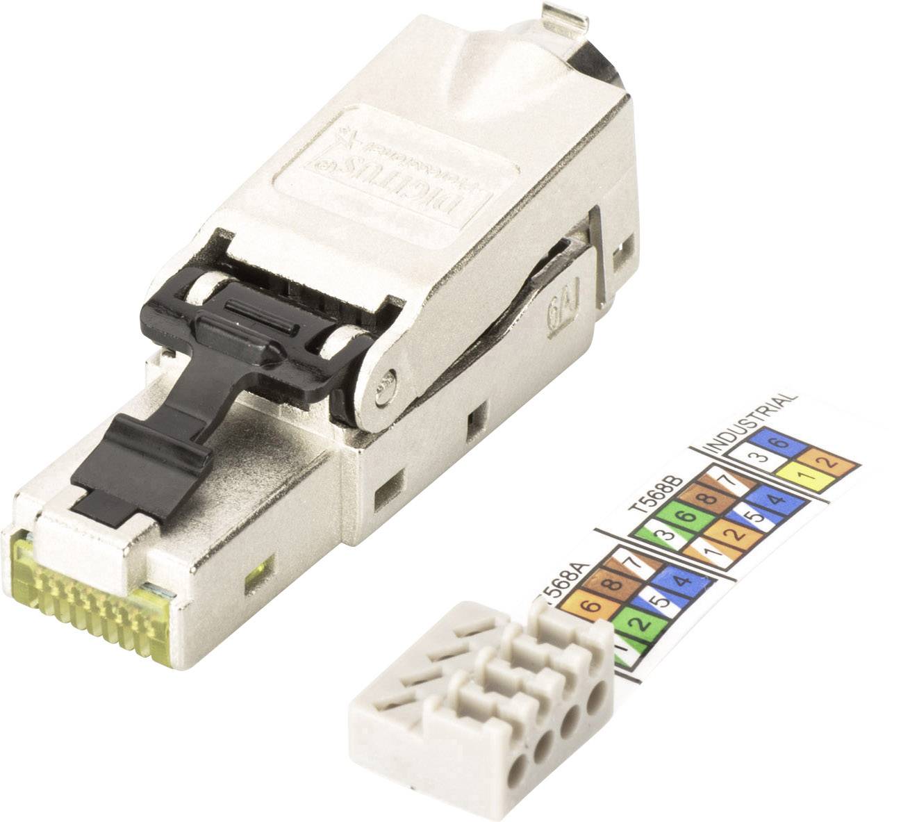 złącze męskie RJ45 Digitus DN-93631 DN-93631, CAT 6a, brak specyfikacji sieciowej, 1 szt. - obrazek 1