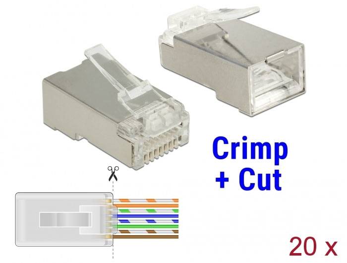 adapter RJ45 Delock 86454 86454, 0 mm, 1 szt. - obrazek 1