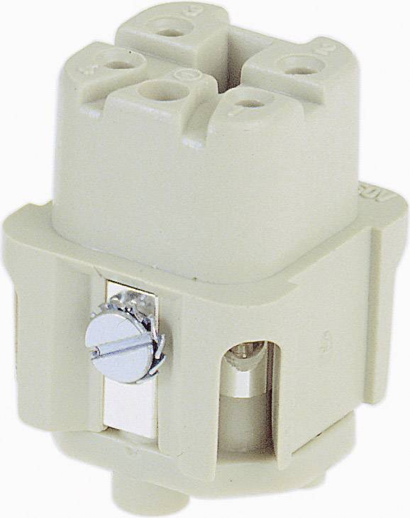 HARTING 09200042711 Wkładka złącza żeńskiego Han® 4A-F, seria Han® A, 4 + PE, 1 szt. - obrazek 1