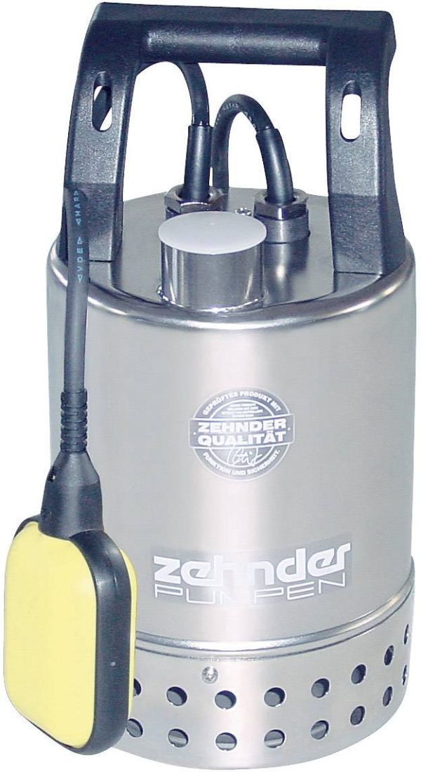 Pompa zanurzeniowa do brudnej wody Zehnder Pumpen 12818, 380 W, 0.75 bar, 7500 l/h, 7.5 m