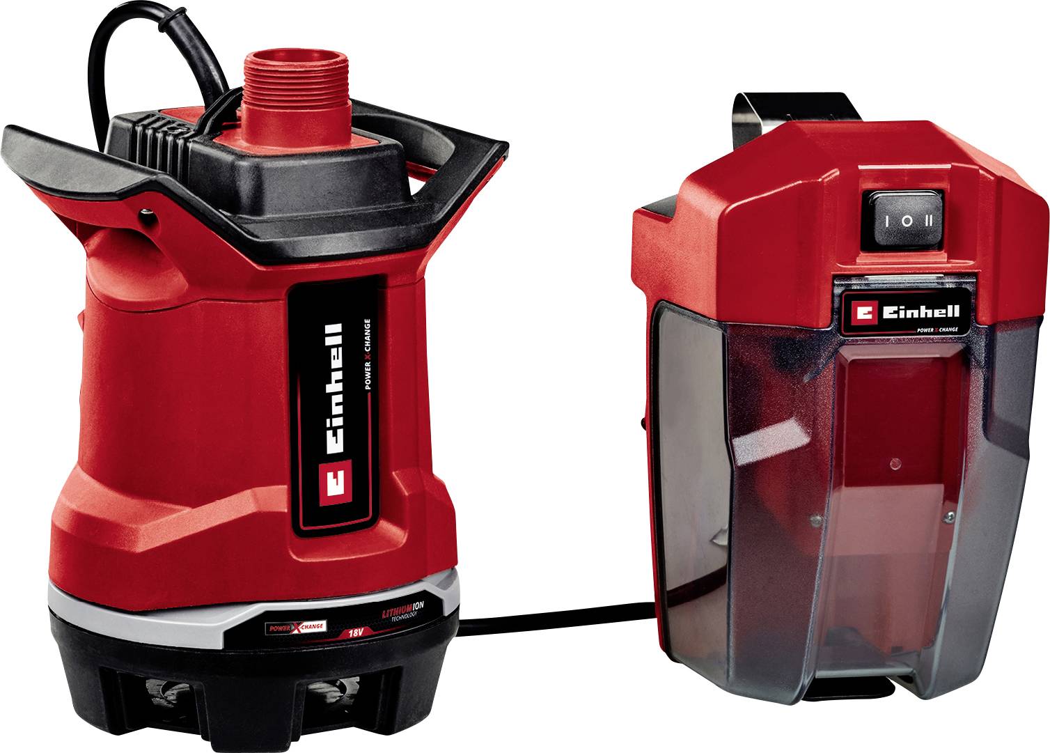Einhell 4181580 Power X-Change GE-DP 18/25 Li - Solo Pompa zanurzeniowa do brudnej wody wielostopniowa 7500 l/h 5 m - obrazek 1