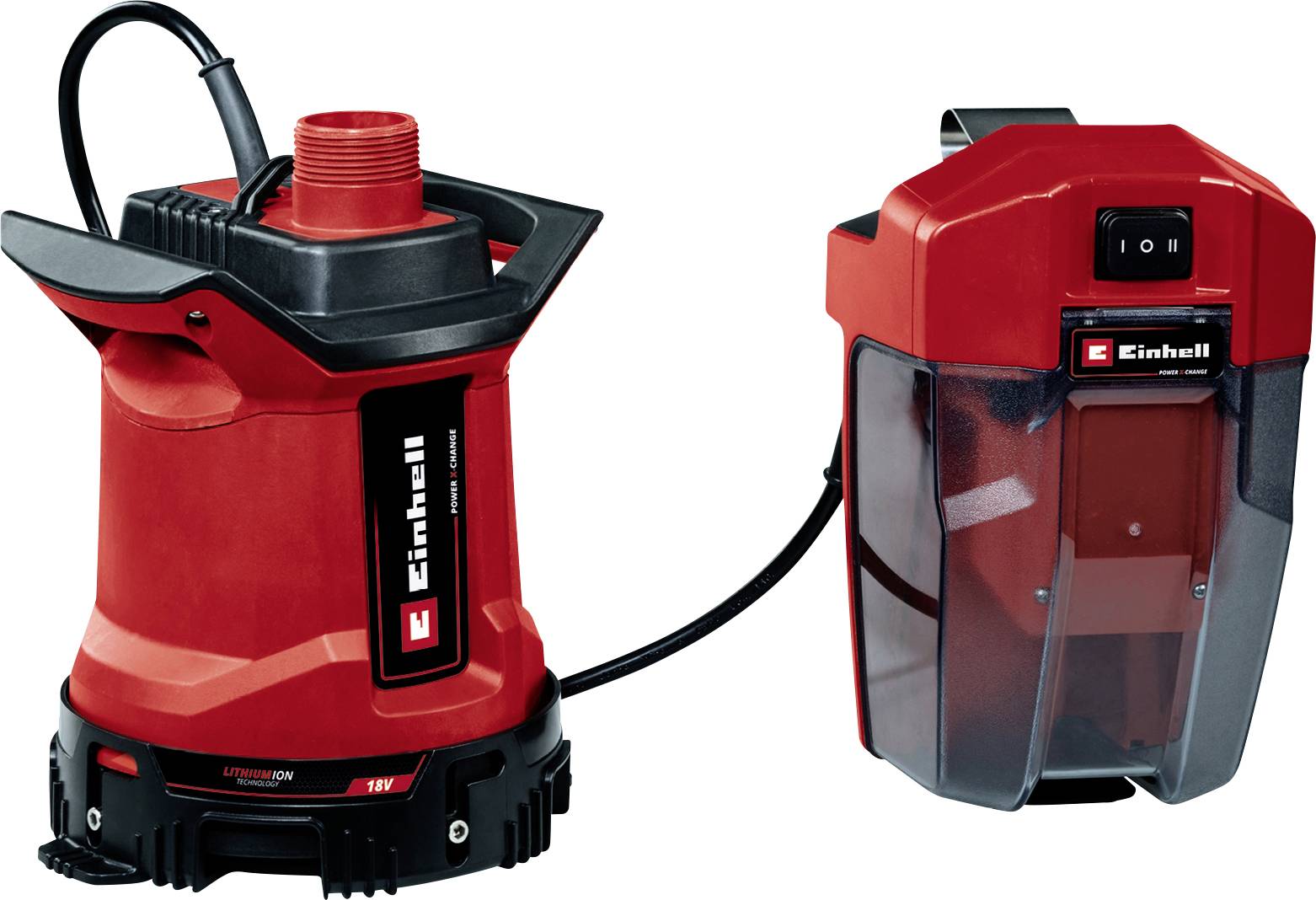 Einhell 4181590 Power X-Change GE-DP 18/25 LL Li - Solo Pompa zanurzeniowa do brudnej wody wielostopniowa 7000 l/h 5 m - obrazek 1