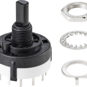 TRU COMPONENTS TC-9415612 SR26B4-2X6-7-20 Przełącznik obrotowy 250 V 150 mA 12 x 30 ° 1 szt. TRU COMPONENTS TC-9415612 SR26B4-2X6-7-20 Przełącznik obrotowy 250 V 150 mA 12 x 30 ° 1 szt.