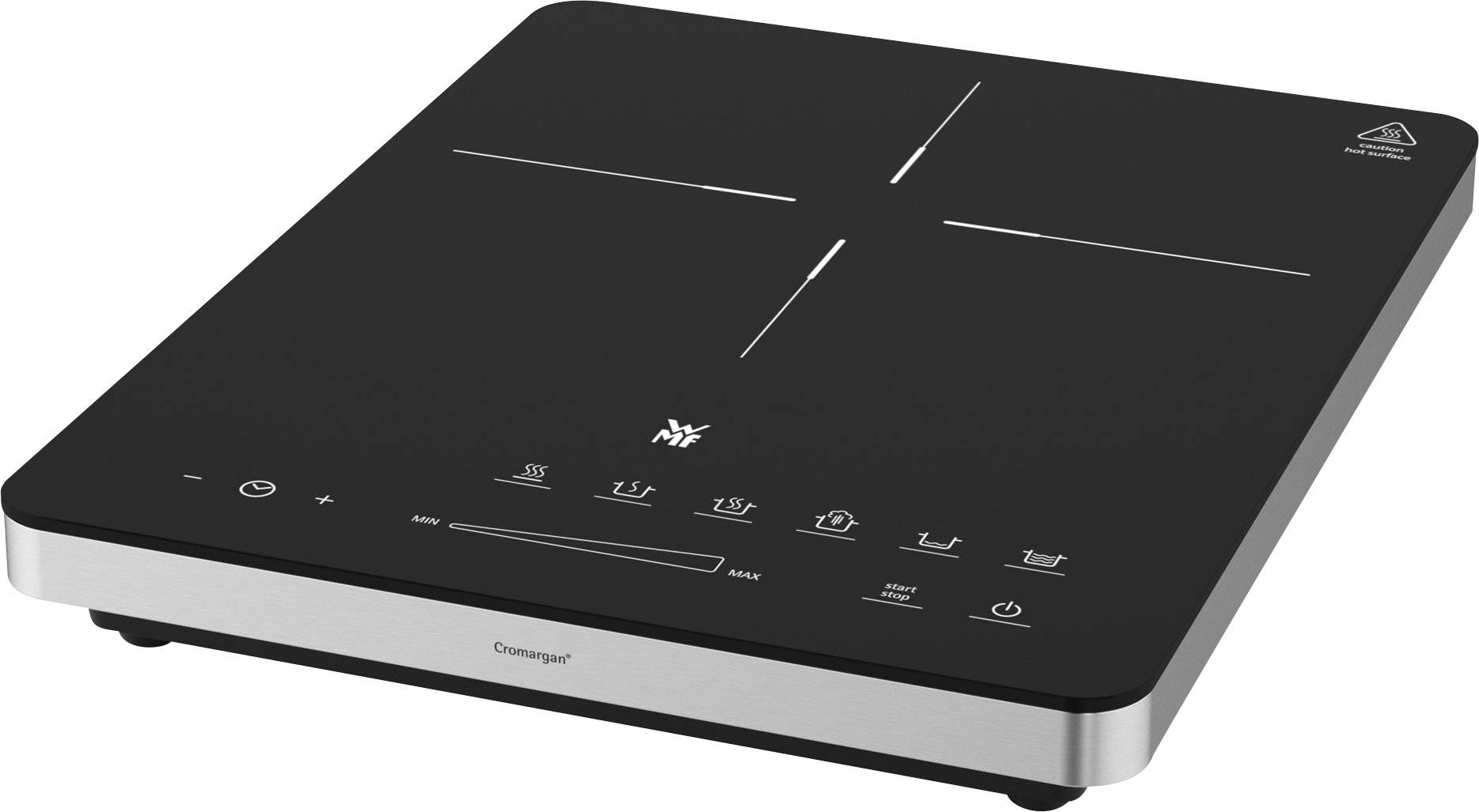 WMF KULT X Mono 0415240011 Płyta indukcyjna z wykrywaniem patelni, zegar cyfrowy, z wyświetlaczem, ochrona przed przegrz - obrazek 1