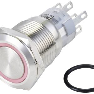TRU COMPONENTS TC-10090960 Przycisk wandaloodporny LAS1-AGQ-22E/R/24V/S, 20 mm, 250 V/AC, 3 A, 1 szt. TRU COMPONENTS TC-10090960 Przycisk wandaloodporny LAS1-AGQ-22E/R/24V/S, 20 mm, 250 V/AC, 3 A, 1 szt.