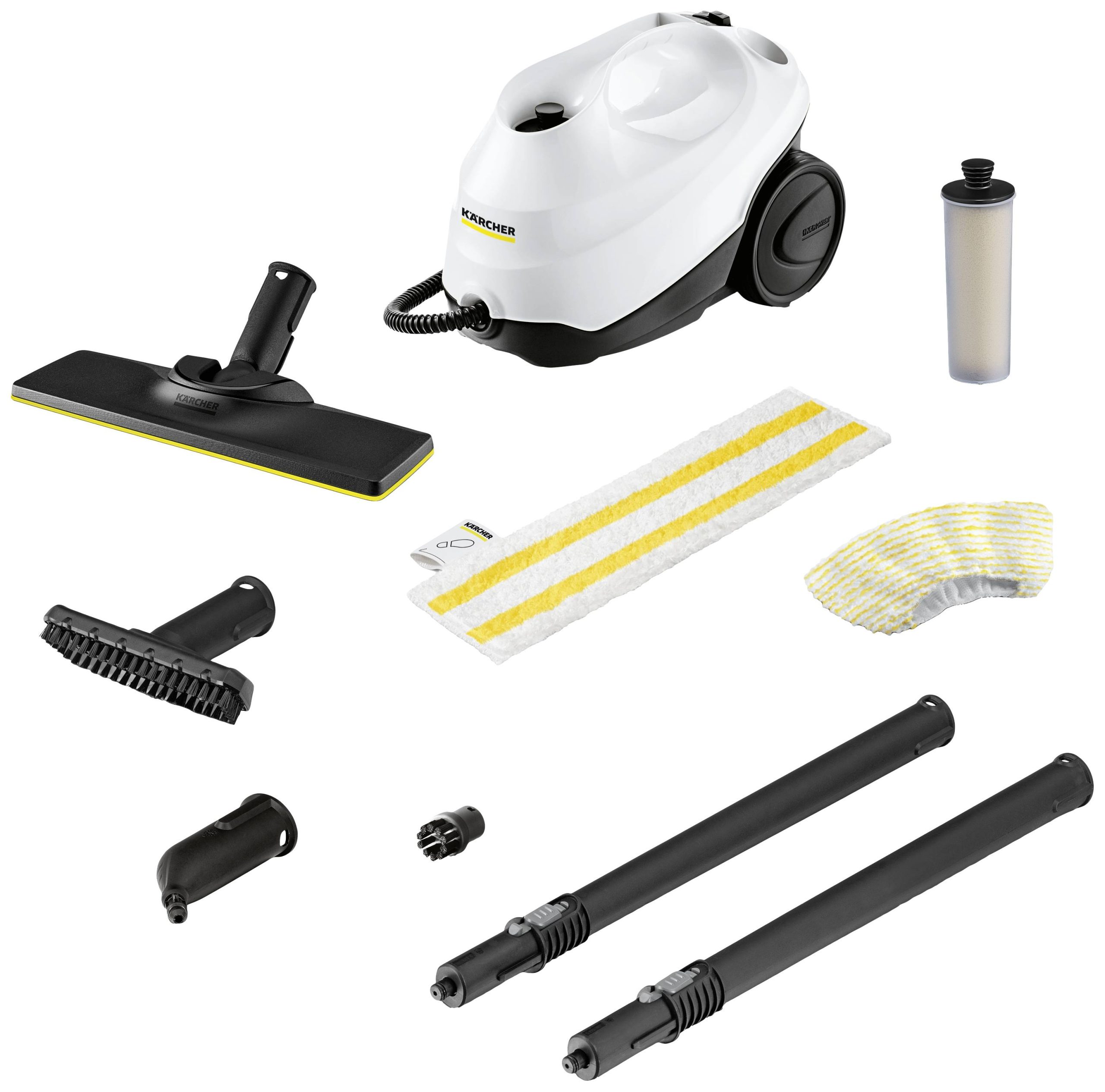 Myjka parowa Kärcher Home & Garden SC 3 EasyFix 1900 W biały, czarny - obrazek 1