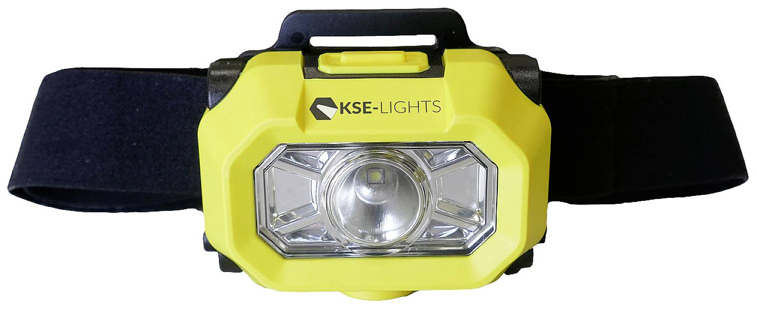 Latarka na kask KSE-Lights KS-7090 KS-7090 216 lm żółty - obrazek 1