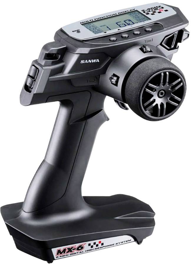 Aparatura pistoletowa SANWA MX-6 Dry SAN-101A32571A, 2,4 GHz, Ilość kanałów: 3 - obrazek 1