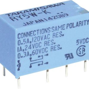 Przekaźnik miniaturowy DIL Takamisawa RY-24W-K 24 V/DC 2 x zestyk przełączny Przekaźnik miniaturowy DIL Takamisawa RY-24W-K 24 V/DC 2 x zestyk przełączny