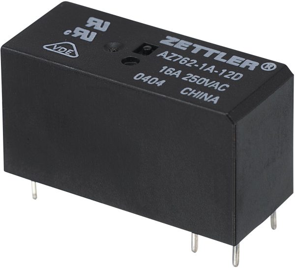 Miniaturowy przekaźnik mocy AZ762, 16 A Zettler Electronics AZ762-1A-60DE 60 V/DC 1 NO