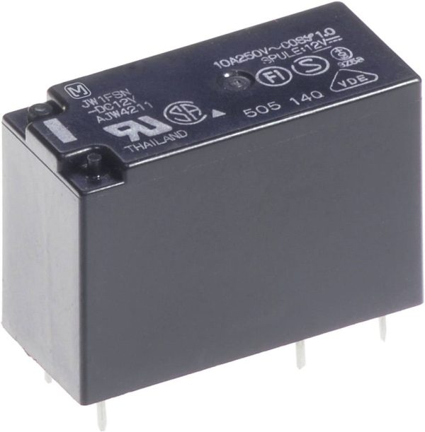 Panasonic JW1FSN24 Przekaźnik SMT JW1FSN24, monostabilny, 1 cewka, 30 V/DC, 250 V/AC, 10 A, 1 szt.