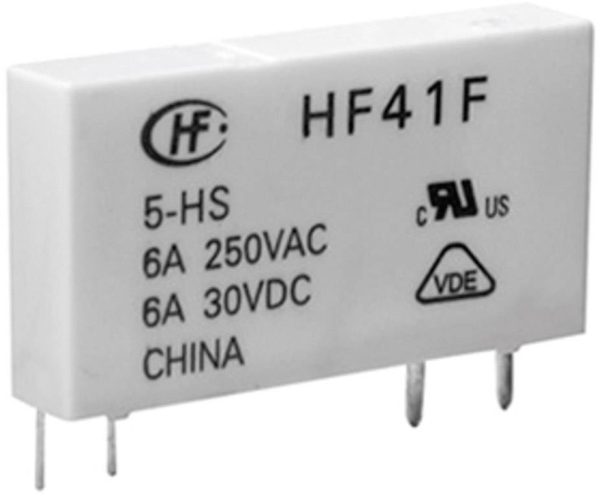 Przekaźnik zasilający HF41F Hongfa HF41F/024-ZST 24 V/DC 1 zestyk przełączny Max. 6 A