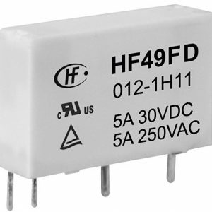 Przekaźnik zasilający HF49FD Hongfa HF49FD/012-1H12F 12 V/DC 1 NO Max. 5 A