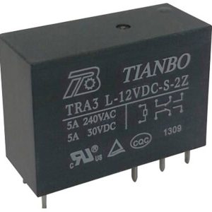 Tianbo Electronics TRA3 L-24VDC-S-2Z Przekaźnik SMT 24 V/DC 8 A 2 zestyki przełączne 1 szt.