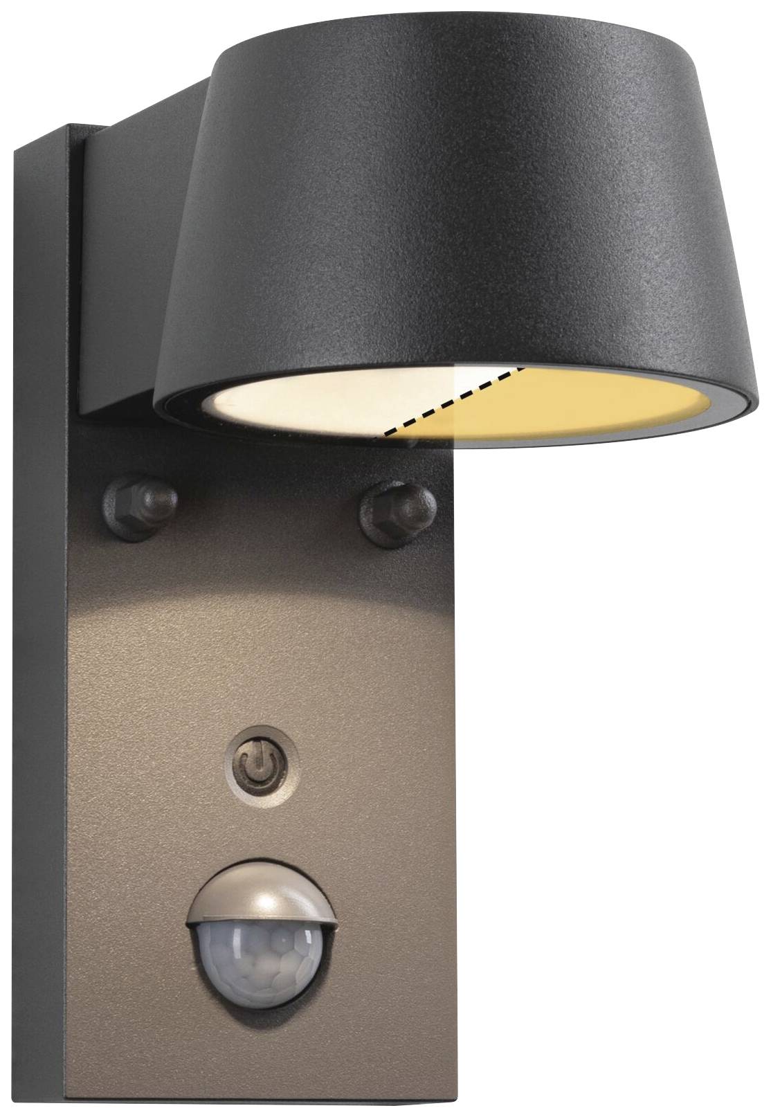 Zewnętrzna lampa ścienna Paulmann Capea 2200K-3000K PIR 94714 6 W 450 lm IP44 - obrazek 1