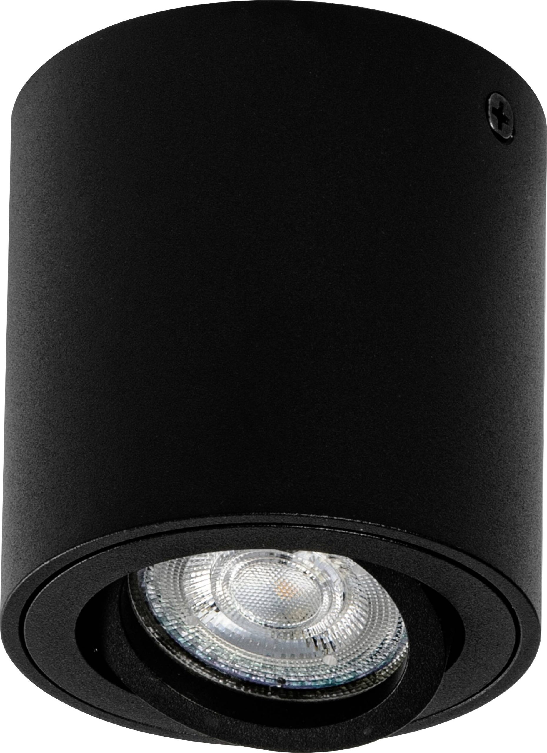 Zewnętrzna lampa ścienna OSRAM HOMELIGHTING Spot Surface Round GU10 Black 4099854445965 IP20 - obrazek 1