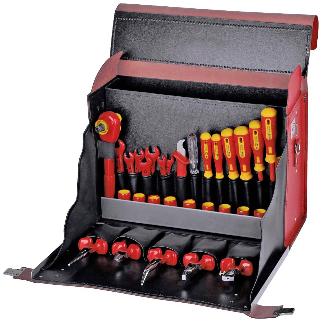 Walizka narzędziowa z wyposażeniem BERNSTEIN Tools for Electronics 8110-VDE - obrazek 1