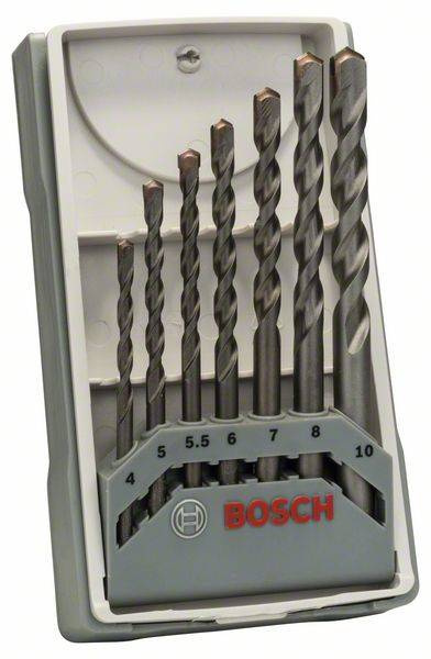 7-elem. zestaw wierteł do betonu CYL-3, 4/5/5,5/6/7/8/10 mm Bosch 2607017083 - obrazek 1