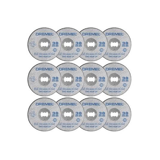 Tarcze tnące do metalu Dremel 38 mm x 1.25 mm 2615S456JD 12 szt.