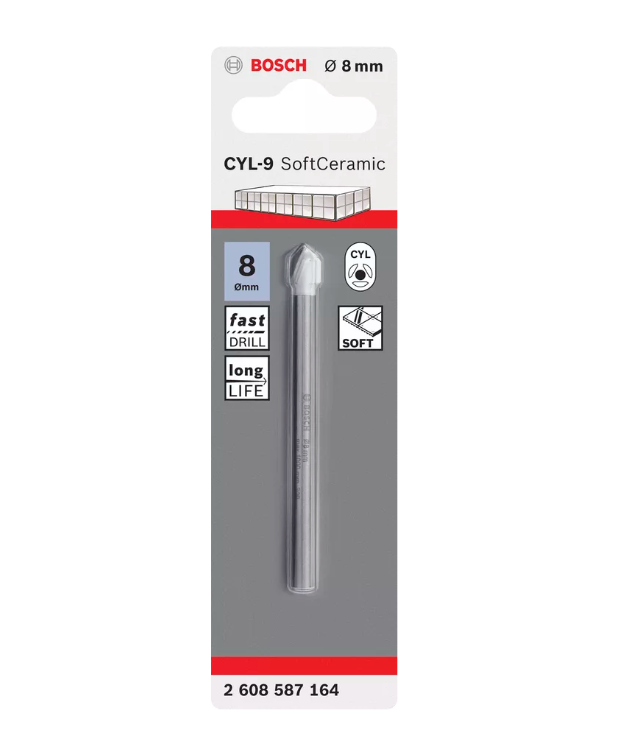 Wiertło do płytek CYL-9 Ceramic 8,00x80 Bosch 2608587164 - obrazek 1