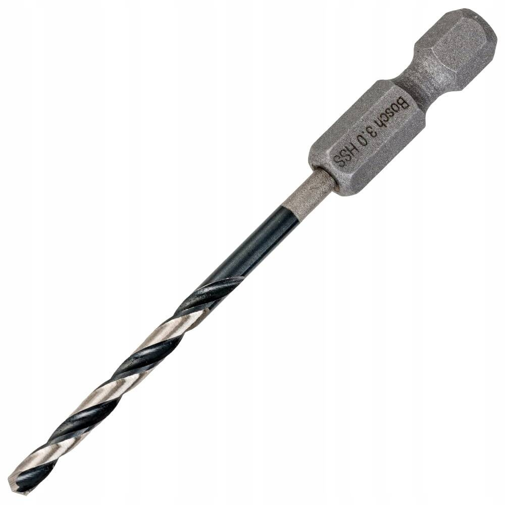 Wiertło spiralne HSS do metalu HEX 1/4" Bosch 2608577048 - obrazek 1