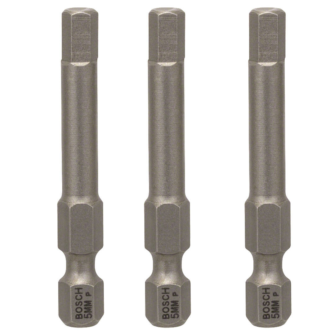 Zestaw 3 szt. bitów HEX5 Bosch Extra Hart Bosch 2607001734 - obrazek 1
