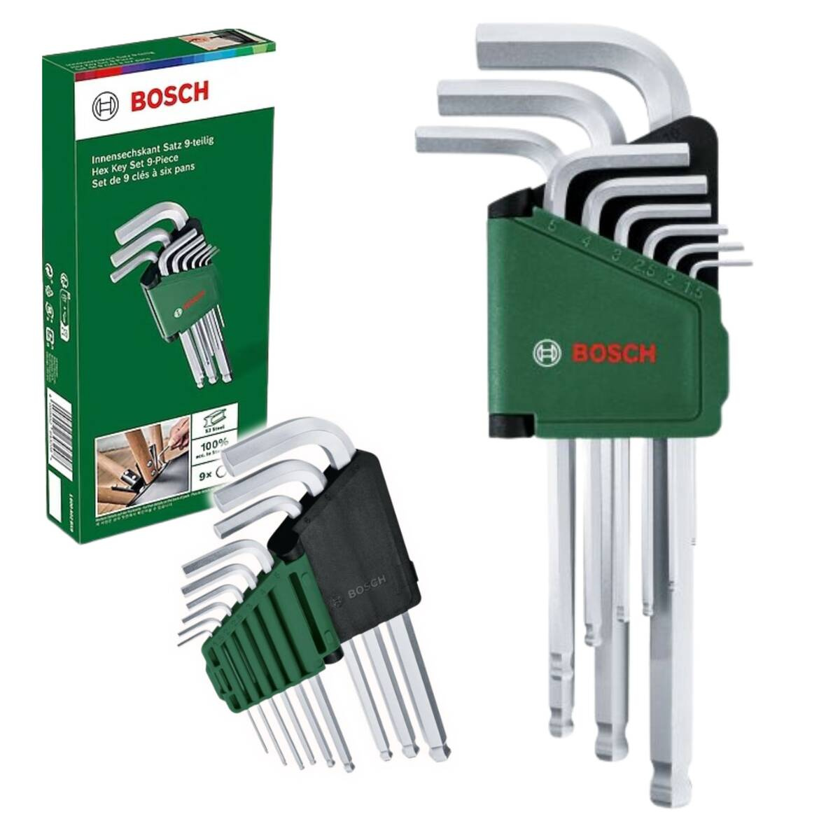 Zestaw kluczy imbusowych Bosch 1600A02BX9 - obrazek 1