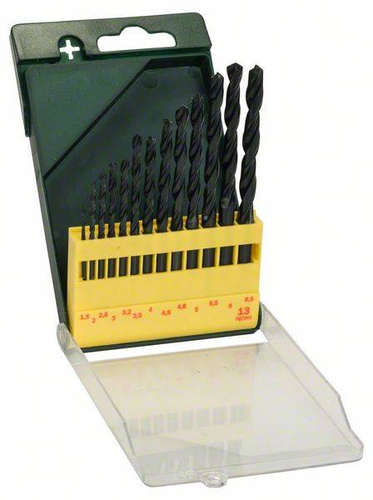 13-częściowy zestaw wierteł do metalu HSS-R Bosch 2607019441 - obrazek 1