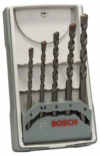 5-elem. zestaw wierteł do betonu CYL-3, 5–8 mm Bosch 2607017081 - obrazek 1