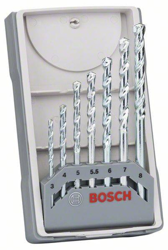 7-elem. zestaw wierteł do muru CYL-1, 3/4/5/5,5/6/7/8 mm Bosch 2607017035 - obrazek 1