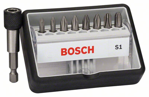 8+1-elem. zestaw bitów do wkrętarek Robust Line S PH, wersja Extra Hard Bosch 2607002560 - obrazek 1