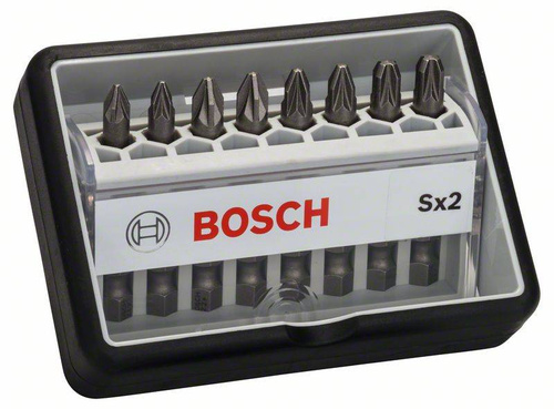 8-elem. zestaw bitów do wkrętarek Robust Line Sx PZ, wersja Extra Hard Bosch 2607002557 - obrazek 1