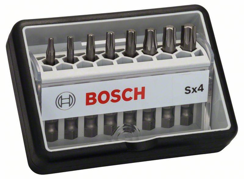 8-elem. zestaw bitów do wkrętarek Robust Line Sx T, wersja Extra Hard Bosch 2607002559 - obrazek 1