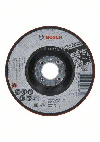 Półelastyczna tarcza ścierna WA 46 BF 125×3 mm Bosch 2608602218