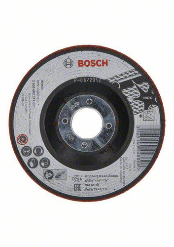 Półelastyczna tarcza ściernaWA 46 BF, 115 mm, 3,0 mm Bosch 2608602217 - obrazek 1