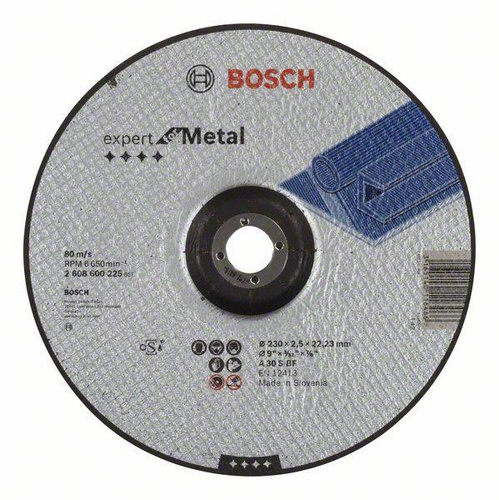 Tarcza do cięcia metalu 230×22.23 Bosch 2608600225