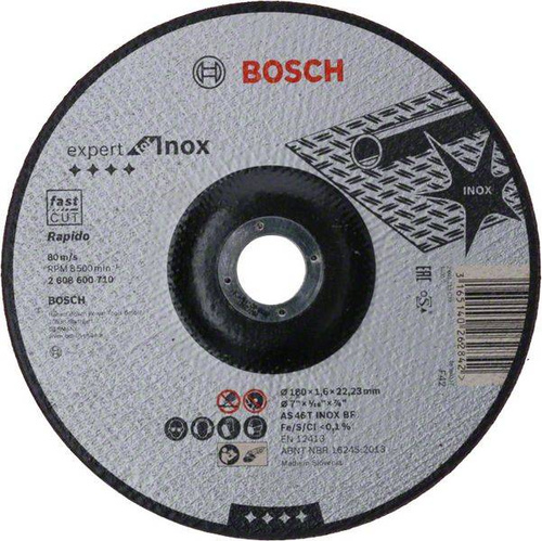 Tarcza tnąca Bosch Expert for Inox Rapido 180×22.23 2608600710