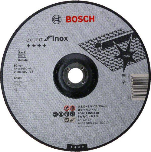 Tarcza tnąca Bosch Expert for Inox Rapido 230×22.23 2608600711