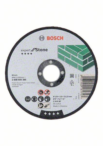 Tarcza tnąca prosta Expert for Stone 125x22,23 Bosch 2608600385 - obrazek 1