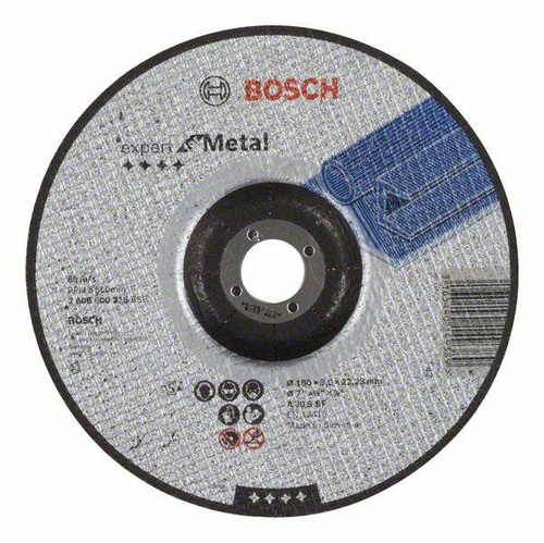 Tarcza tnąca wygięta Expert for Metal 180x22,23 Bosch 2608600316 - obrazek 1