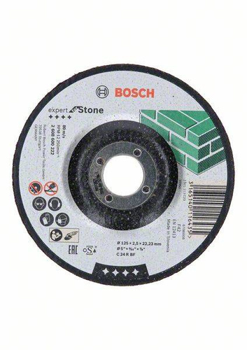 Tarcza tnąca wygięta Expert for Stone 125x22,23 Bosch 2608600222 - obrazek 1