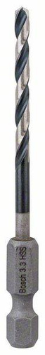 Wiertło spiralne HSS 3,3 mm, z chwytem sześciokątnym Bosch 2608577050 - obrazek 1
