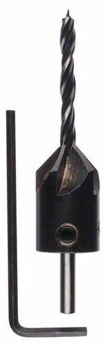 Wiertło spiralne do drewna z pogłębiaczem 4,00x16 Bosch 2608596391 - obrazek 1