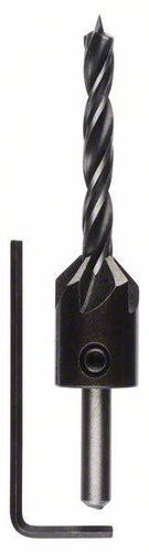 Wiertło spiralne do drewna z pogłębiaczem 6,00x16 Bosch 2608596393 - obrazek 1