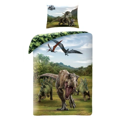 HALANTEX Pociel Jurassic Park T Rex Bawena, 140/200, 70/90 cm HALANTEX Pociel Jurassic Park T Rex Bawena, 140/200, 70/90 cm