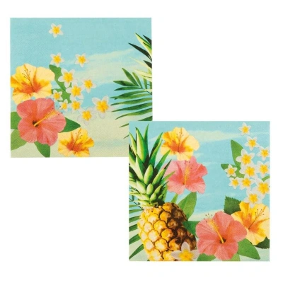 Serwetki hawajskie kwiaty 20szt 52479 33×33