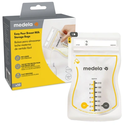 MEDELA Woreczki do przechowywania pokarmu torebki mrożenia mleka 50 sztuk MEDELA Woreczki do przechowywania pokarmu torebki mrożenia mleka 50 sztuk
