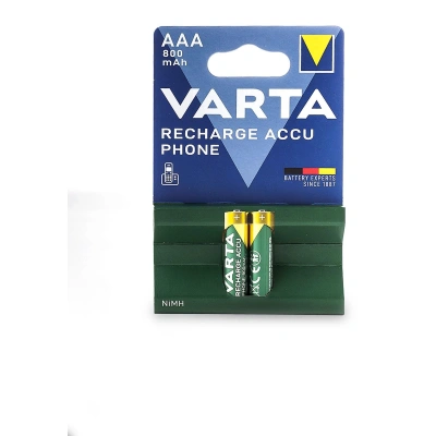 VARTA Phone – Akumulator AAA NiMH 800 mAh 1,2 V – 2 szt.